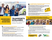 Inscription Transport Scolaire 2026-2027